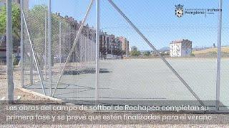 Nuevo campo de softbol en la Rochapea