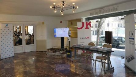 El empresario navarro Antonio Catalán, presidente de AC Hoteles by Marriott, participó en la primera cita organizada por Diario de Navarra y celebrada el 23 de marzo en el hotel Tres Reyes de Pamplona.