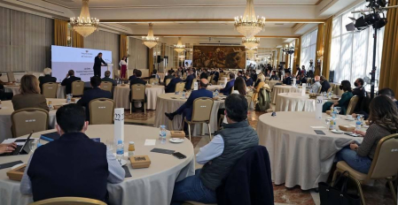 El empresario navarro Antonio Catalán, presidente de AC Hoteles by Marriott, participó en la primera cita organizada por Diario de Navarra y celebrada el 23 de marzo en el hotel Tres Reyes de Pamplona.