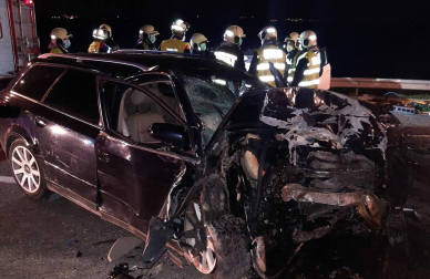 Una mujer falleció este viernes, 26 de marzo, tras colisionar frontalmente con otro vehículo en la carretera NA-134 en la localidad de Milagro