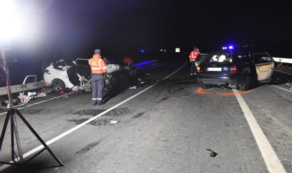Una mujer falleció este viernes, 26 de marzo, tras colisionar frontalmente con otro vehículo en la carretera NA-134 en la localidad de Milagro