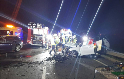 Una mujer falleció este viernes, 26 de marzo, tras colisionar frontalmente con otro vehículo en la carretera NA-134 en la localidad de Milagro