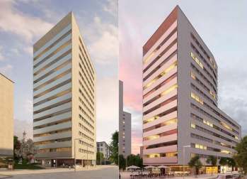 Galería de fotos de las obras en el antiguo solar de los Salesianos, en Pamplona
