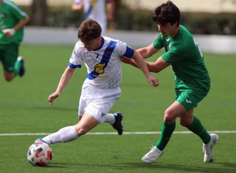 Los dos grupos de la Conmunidad foral disputaron el último partido de la primera fase este Jueves Santo, 1 de abril.