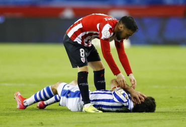 La Real Sociedad se proclamó campeona de la Copa del Rey de la pasada temporada, aplazada por la pandemia de coronavirus, al ganar por 0-1 al Athletic Club con un gol de penalti marcado por Mikel Oyarzábal.