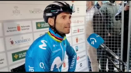 Declaraciones de Valverde tras ganar el GP Induráin