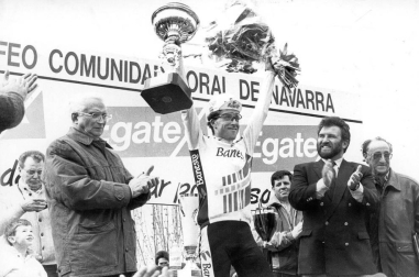 La de este sábado fue la undécima victoria de la estructura de Unzué en la historia del G.P. Miguel Induráin Trofeo Comunidad de Navarra.
