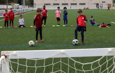 Todas las fotos de los participantes en el Campus de Semana Santa de la Fundación Osasuna en Sangüesa