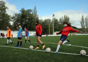 Todas las fotos de los participantes en el Campus de Semana Santa de la Fundación Osasuna en Sangüesa
