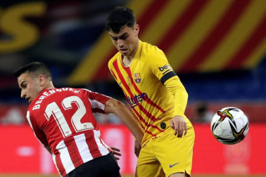 El FC Barcelona goleó (0-4) al Athletic Club este sábado en la final de la Copa del Rey celebrada en el Estadio de La Cartuja, una lucha sin rival para los azulgrana que salen campeones dos años después gracias al gran despliegue que lideraron Messi y De Jong.