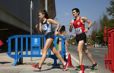 Jesús García Bragado ha ganado los 10 km marcha del II Gran Premio de Marcha Ciudadela de Pamplona.
