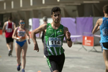 Jesús García Bragado ha ganado los 10 km marcha del II Gran Premio de Marcha Ciudadela de Pamplona.