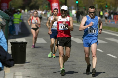 Jesús García Bragado ha ganado los 10 km marcha del II Gran Premio de Marcha Ciudadela de Pamplona.