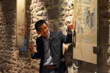 El castillo de Javier acogió la celebración organizada por la asociación Patrimonio para jóvenes.