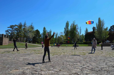 El castillo de Javier acogió la celebración organizada por la asociación Patrimonio para jóvenes.