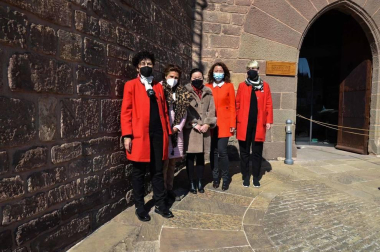 El castillo de Javier acogió la celebración organizada por la asociación Patrimonio para jóvenes.