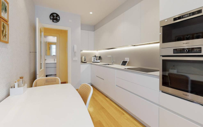 Un piso de 110 m2 de superficie, ideal para aquellos a los que les gusta vivir en el centro de la ciudad