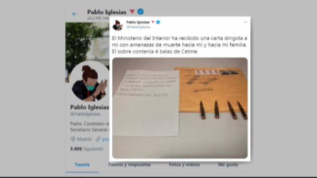 Amenazan de muerte a Marlaska, a Iglesias y a la directora de la Guardia Civil