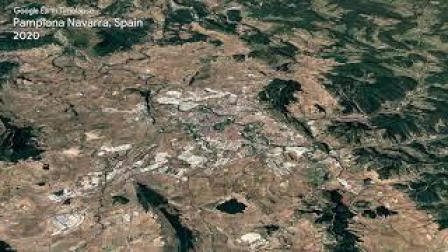 Evolución de Pamplona en los últimos 37 años