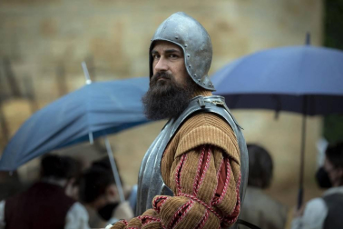 Imágenes del segundo día de rodaje de la serie 'Sin Límites' en Olite