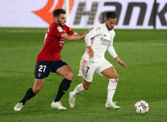 Imágenes del partido entre Real Madrid y Osasuna en el estadio Alfredo Di Stéfano.
