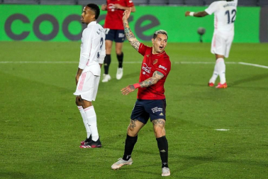 Imágenes del partido entre Real Madrid y Osasuna en el estadio Alfredo Di Stéfano.