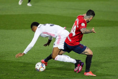 Imágenes del partido entre Real Madrid y Osasuna en el estadio Alfredo Di Stéfano.