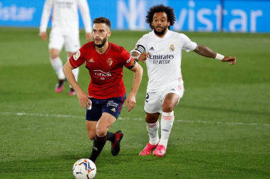 Imágenes del partido entre Real Madrid y Osasuna en el estadio Alfredo Di Stéfano.
