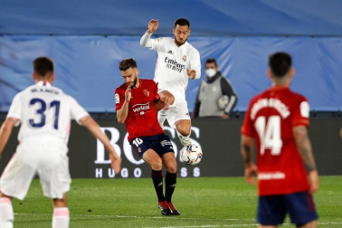 Imágenes del partido entre Real Madrid y Osasuna en el estadio Alfredo Di Stéfano.