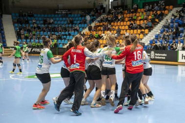 Final del play-off de Primera Nacional Femenino disputada en el Pabellón Anaitasuna