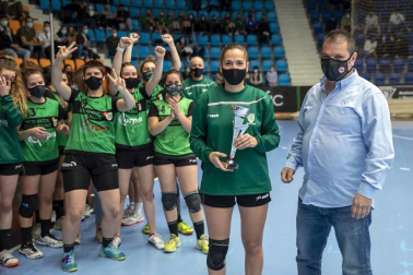 Final del play-off de Primera Nacional Femenino disputada en el Pabellón Anaitasuna