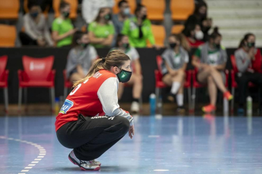 Final del play-off de Primera Nacional Femenino disputada en el Pabellón Anaitasuna