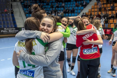 Final del play-off de Primera Nacional Femenino disputada en el Pabellón Anaitasuna