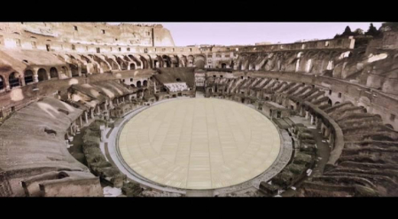 Vídeo: El Coliseo romano recupera su arena