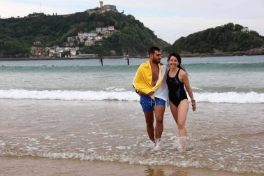 El primer día sin cierre perimetras tras el fin del estado de alarma, San Sebastián y Zarautz se confirmaron como dos de los destinos predilectos para los navarros