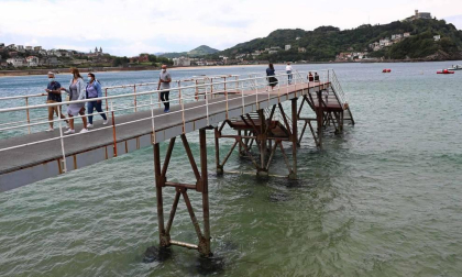 El primer día sin cierre perimetras tras el fin del estado de alarma, San Sebastián y Zarautz se confirmaron como dos de los destinos predilectos para los navarros