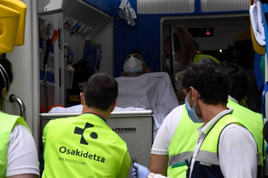 El vízcaino y el navarro se impusieron a Peña y Albisu por 22-7 en el frontón Bizkaia