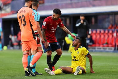 Imágenes del encuentro correspondiente a la Jornada 36 de LaLiga Santander disputado en el estadio de El Sadar