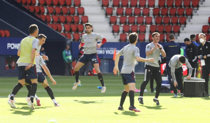 Imágenes del encuentro correspondiente a la Jornada 36 de LaLiga Santander disputado en el estadio de El Sadar