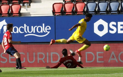 Imágenes del encuentro correspondiente a la Jornada 36 de LaLiga Santander disputado en el estadio de El Sadar