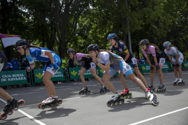 Galería de fotos del Campeonato de España de patinaje de velocidad júnior y senior disputado en el circuito del Antoniutti, en Pamplona