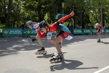 Galería de fotos del Campeonato de España de patinaje de velocidad júnior y senior disputado en el circuito del Antoniutti, en Pamplona