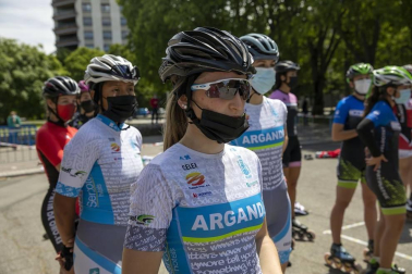 Galería de fotos del Campeonato de España de patinaje de velocidad júnior y senior disputado en el circuito del Antoniutti, en Pamplona