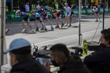 Galería de fotos del Campeonato de España de patinaje de velocidad júnior y senior disputado en el circuito del Antoniutti, en Pamplona