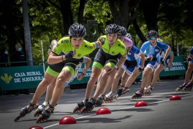Galería de fotos del Campeonato de España de patinaje de velocidad júnior y senior disputado en el circuito del Antoniutti, en Pamplona