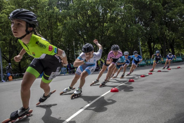 Galería de fotos del Campeonato de España de patinaje de velocidad júnior y senior disputado en el circuito del Antoniutti, en Pamplona