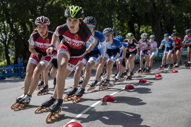 Galería de fotos del Campeonato de España de patinaje de velocidad júnior y senior disputado en el circuito del Antoniutti, en Pamplona