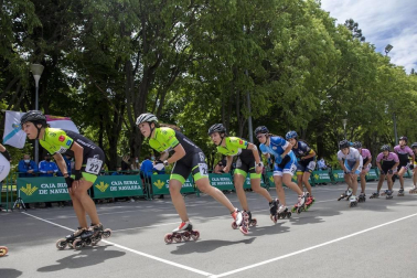 Galería de fotos del Campeonato de España de patinaje de velocidad júnior y senior disputado en el circuito del Antoniutti, en Pamplona