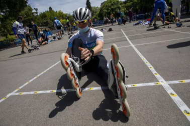 Galería de fotos del Campeonato de España de patinaje de velocidad júnior y senior disputado en el circuito del Antoniutti, en Pamplona
