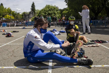Galería de fotos del Campeonato de España de patinaje de velocidad júnior y senior disputado en el circuito del Antoniutti, en Pamplona
